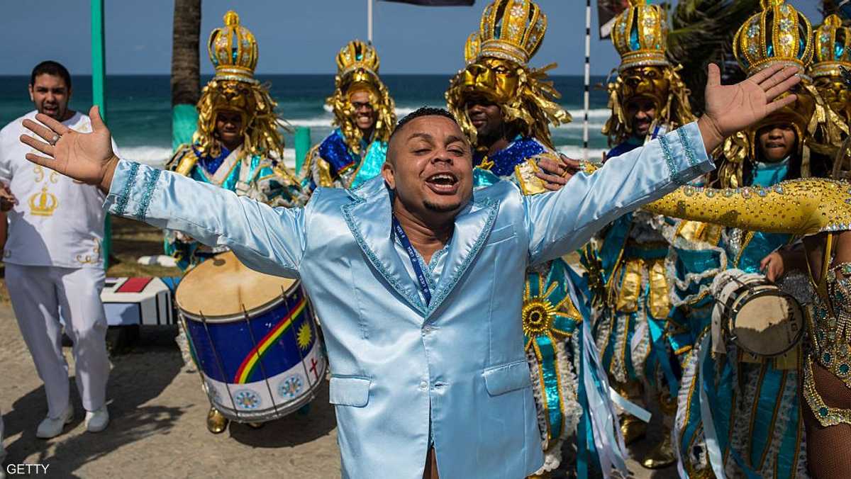 البرازيل استقبلت ضيوفها بالمغنين والرقصات الشهيرة