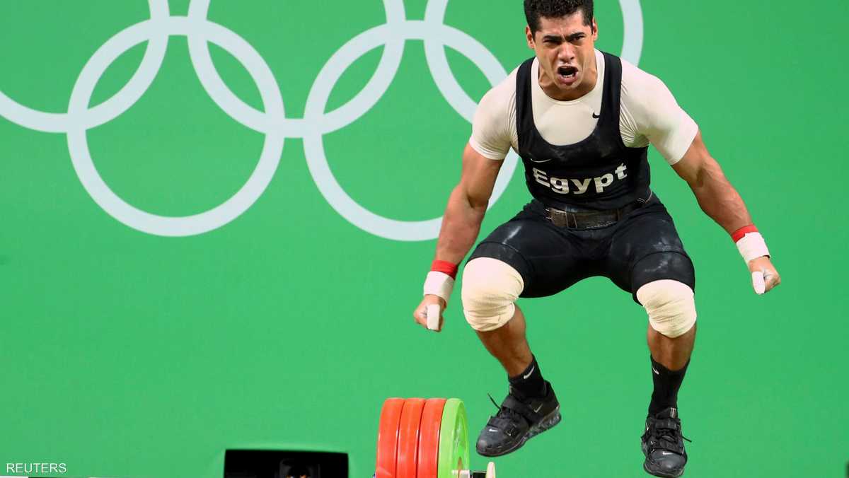 المصري محمد إيهاب حصل على برونزية وزن 77 كلغ في رفع الأثقال