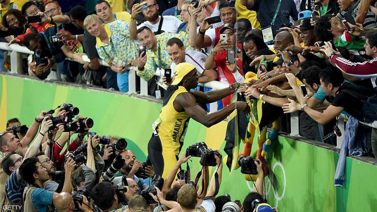 البطل الجاميكي دعا في وقت سابق، الجماهير للحضور إلى الملعب ومشاهدته وهو يصنع التاريخ فى الأولمبياد