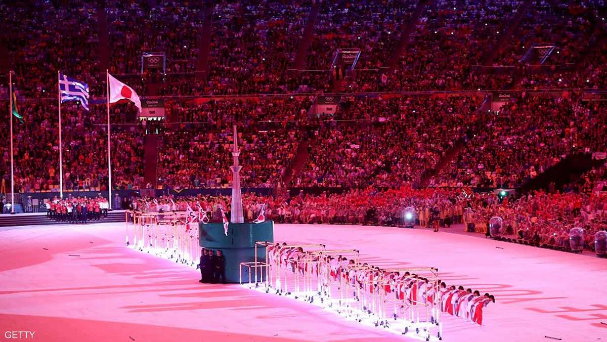 أشار الحفل الختامي إلى دورة الألعاب الأولمبية المقبلة