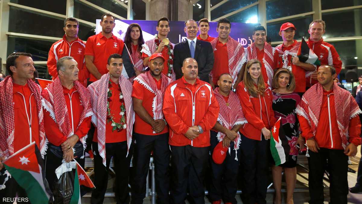 الوفد الأردني الأولمبي
