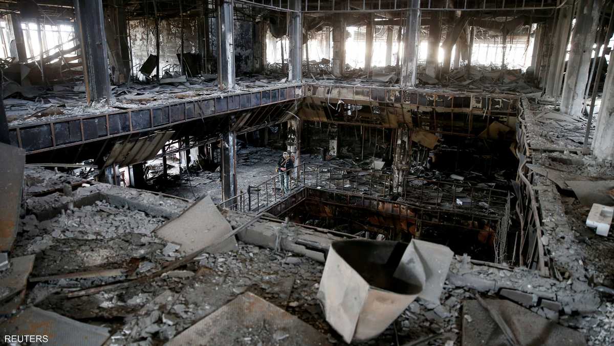 أضرار كبيرة لحقت بمكتبة جامعة الموصل