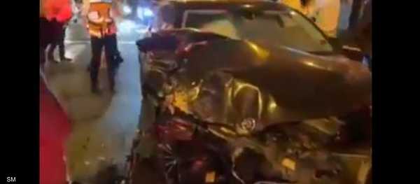 فيديو: سيارة وزير التربية الإسرائيلي تتعرض لحادث خطير وإصابة والده #عاجل 