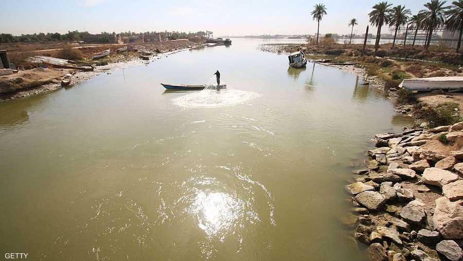 نهر شط العرب في البصرة