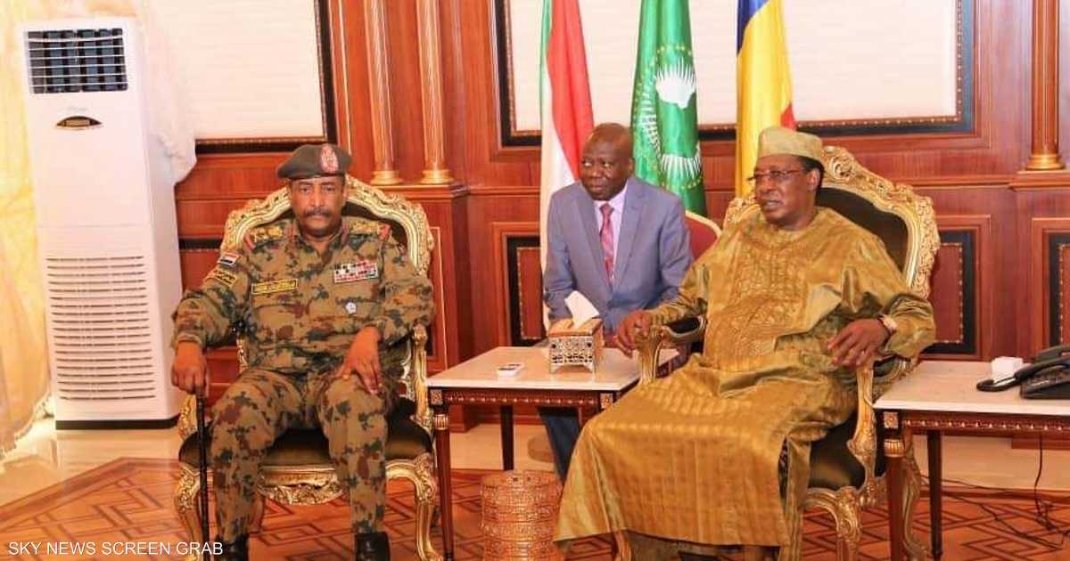 السودان رئيس المجلس العسكري الانتقالي يزور تشاد أخبار سكاي نيوز عربية