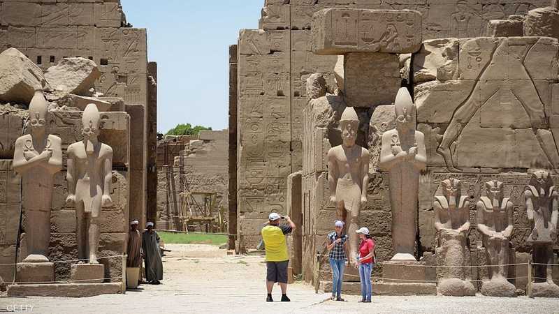 معبد الكرنك يقع في محافظة الأفصر بصعيد مصر.