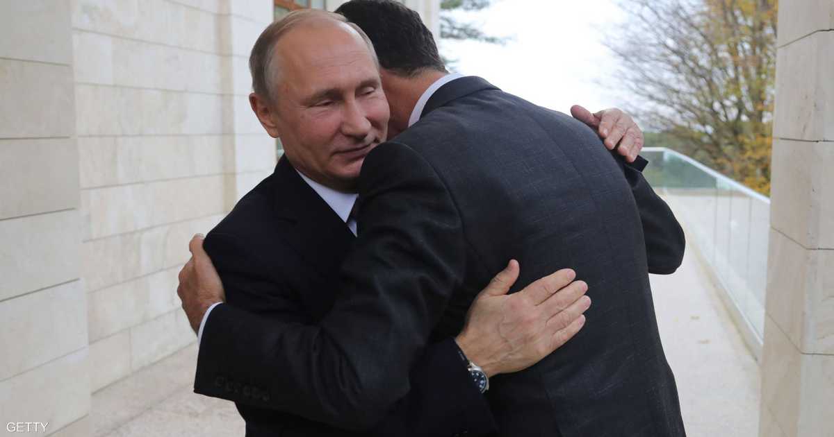 بوتن يبلغ بشار الأسد بتفاصيل الاتفاق مع تركيا   أخبار سكاي نيوز عربية