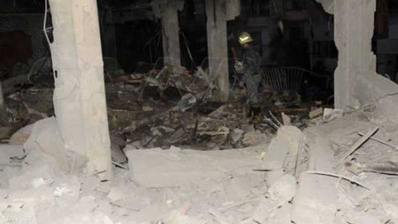 أسفر القصف الإسرائيلي على دمشق عن مقتل شخصين