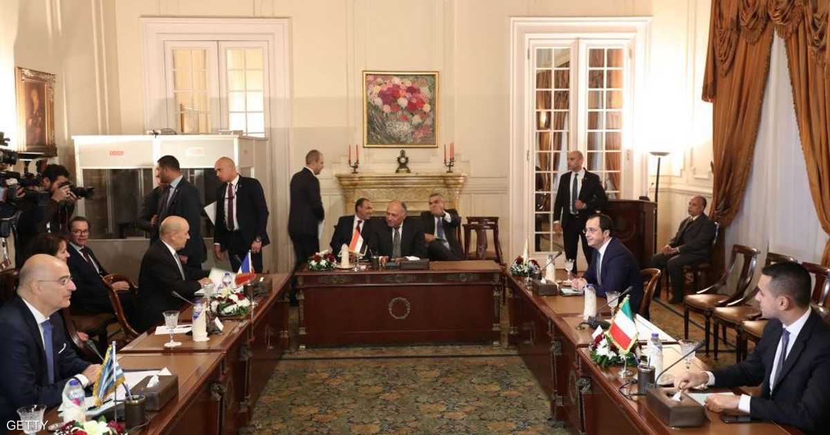 اجتماع مصري أوروبي يطالب بوقف التدخل التركي في ليبيا   أخبار سكاي نيوز عربية
