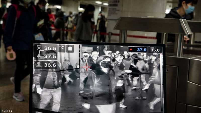 كاميرات تراقب حرارة المسافرين في محطات مترو تايوان