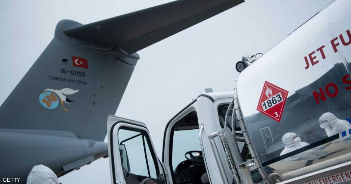 طائرات مساعدات تركية لجنوب إفريقيا  تعود بأسلحة إلى ليبيا    أخبار سكاي نيوز عربية