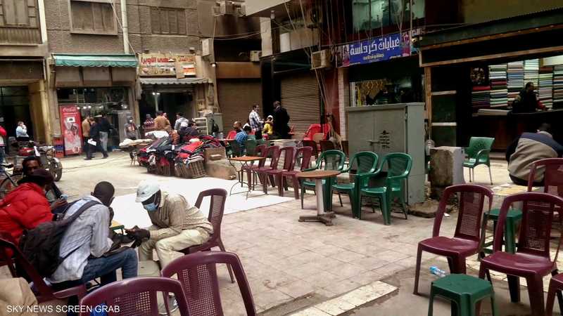 القهوة وسط القاهرة