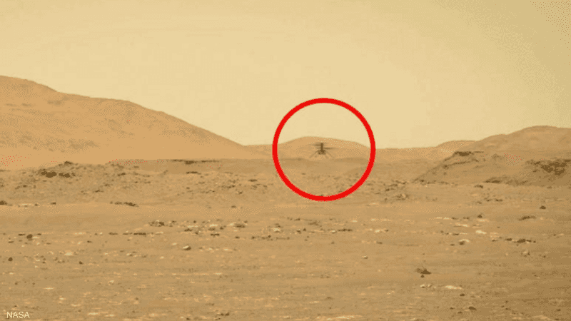أول مروحية تحلق على المريخ تهبط بعد "مشكلة كبرى" 1-1440620