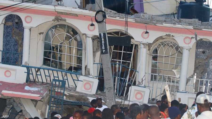 جنوب غرب هايتي هو المنطقة الأكثر تضررا من الزلزال خاصة مدينة لي كاي.