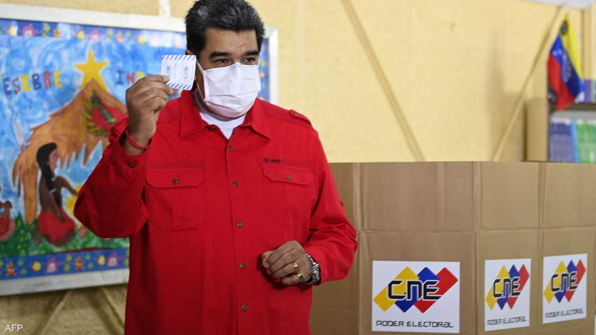 حقق حزب مادورو فوزا كبيرا في الانتخابات المحلية
