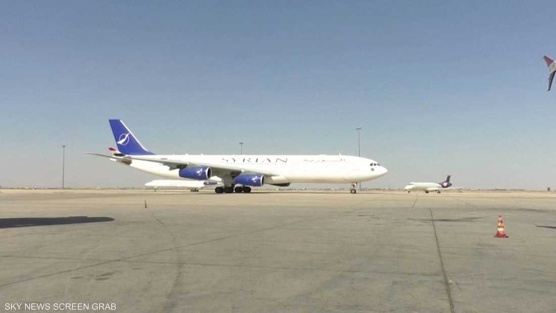 تعليق الرحلات الجوية من وإلى مطار دمشق الدولي