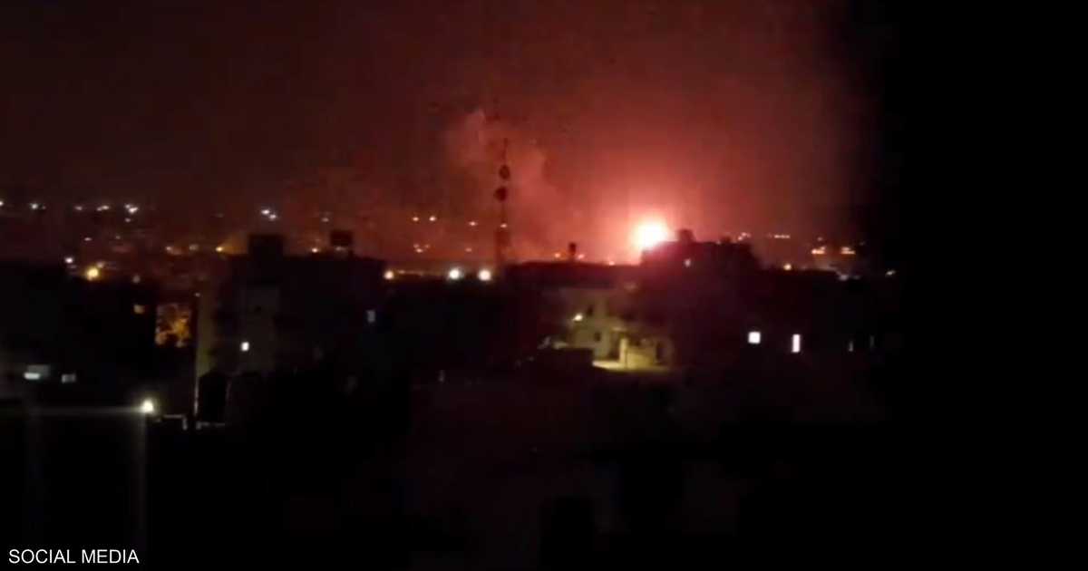After intercepting a missile.. Israeli air strikes on Gaza