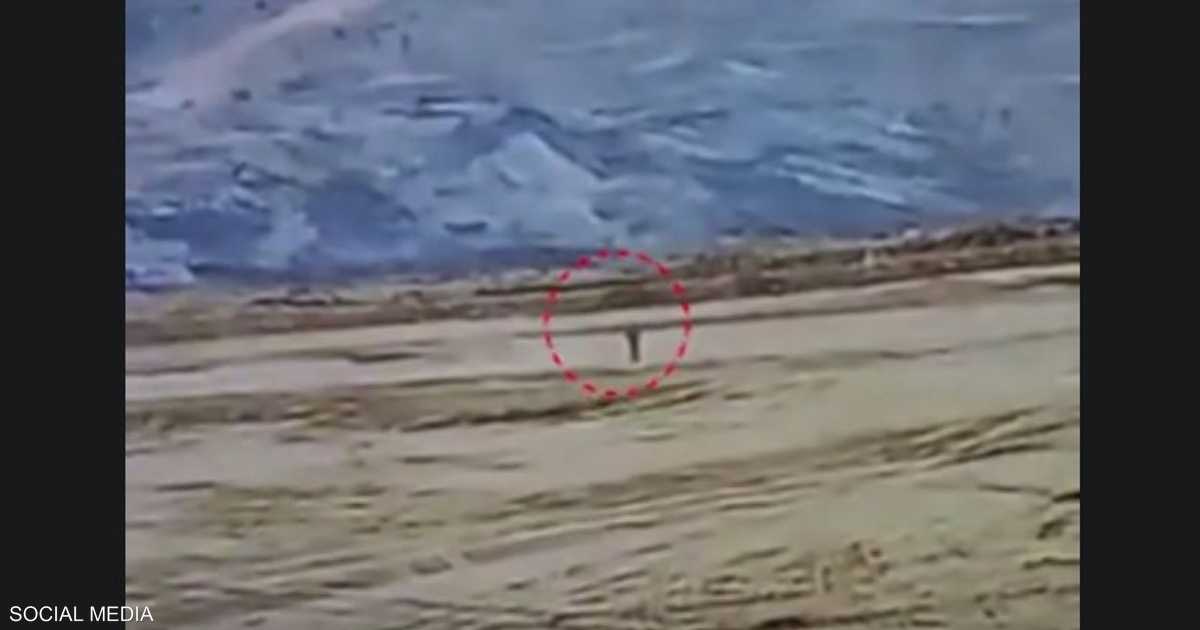 In the video, a powerful lightning bolt kills an Indian instantly