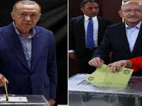 أردوغان وكليجدار أوغلو يصوتان في جولة الإعادة