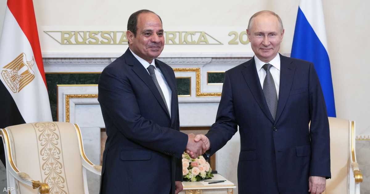 بوتين يهنىء السيسي بفوزه بولاية رئاسية ثالثة | سكاي نيوز عربية