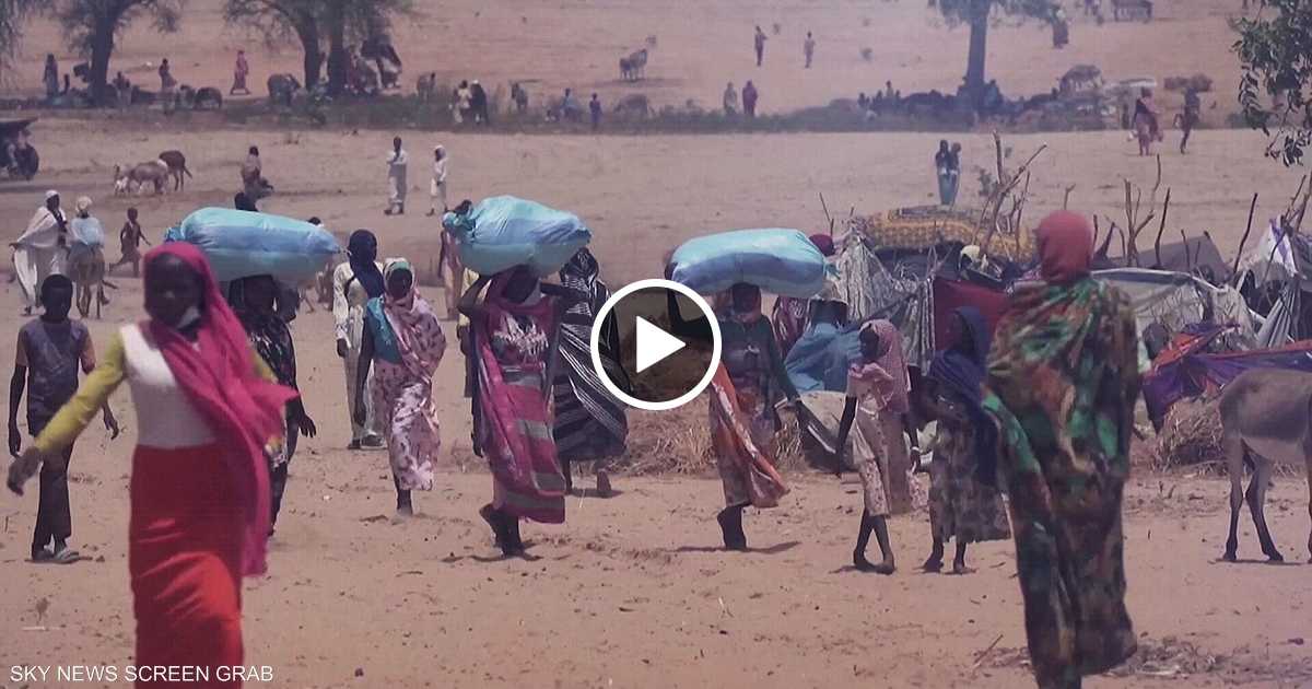 اللاجئون السودانيون في تشاد يعانون أوضاع إنسانية صعبة