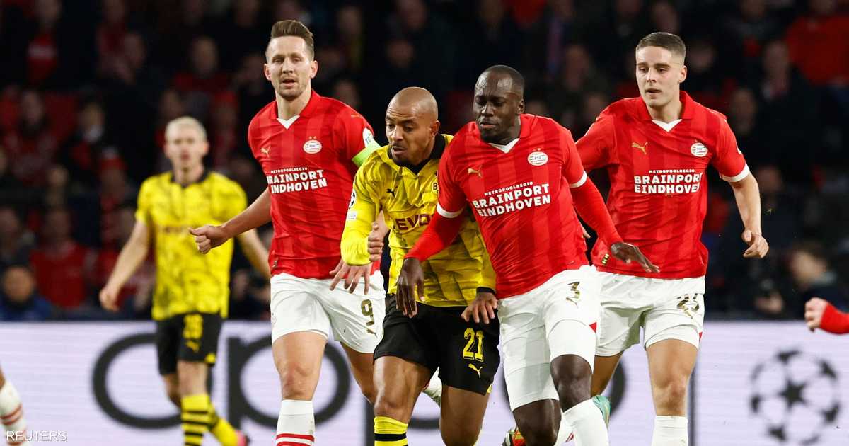 Dortmund revient avec un nul à domicile contre Eindhoven