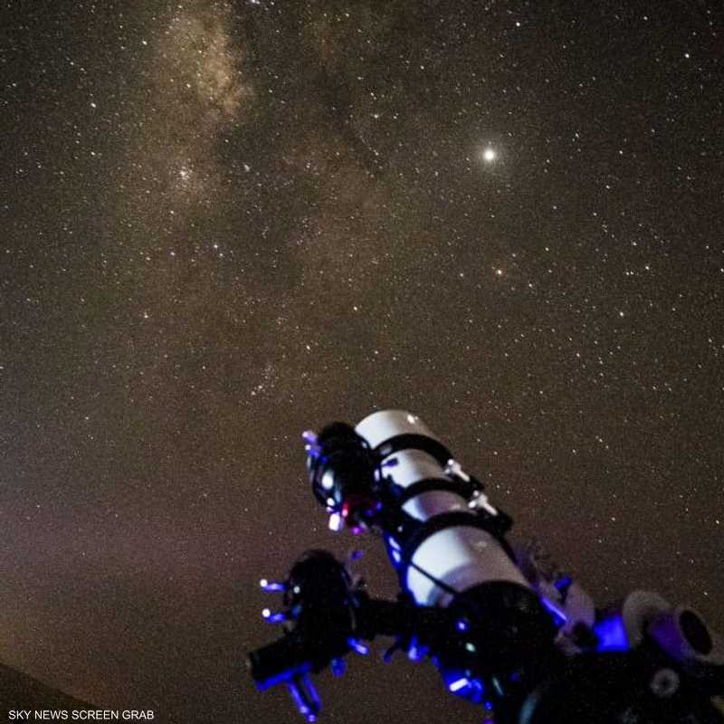 توجيه التلسكوب نحو نقطة محددة في السماء
