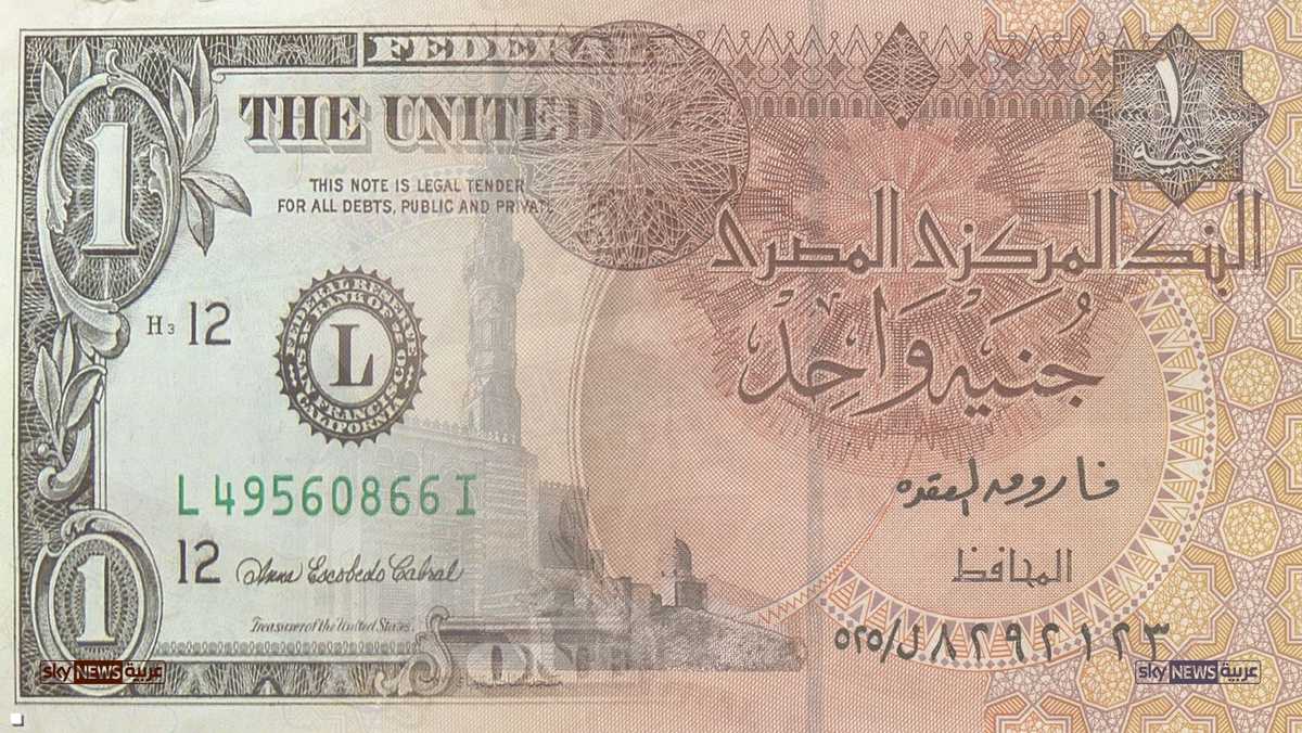 Egyptian Pound against the Dollar