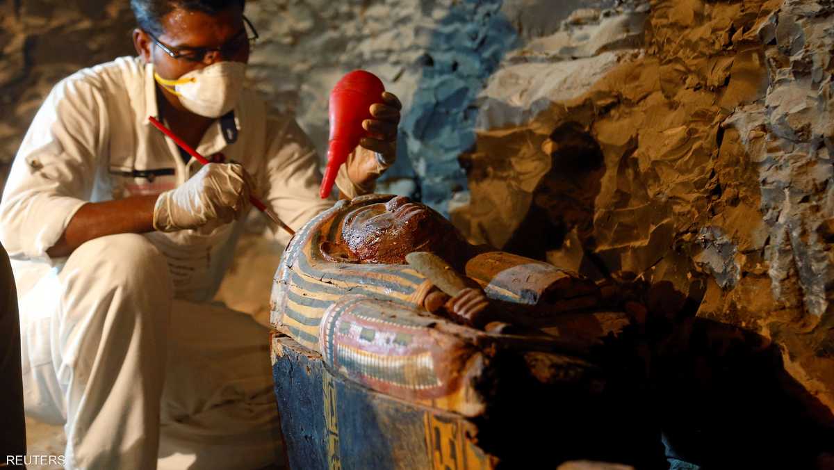 علماء آثار مصريون كانوا وراء اكتشاف المقبرة