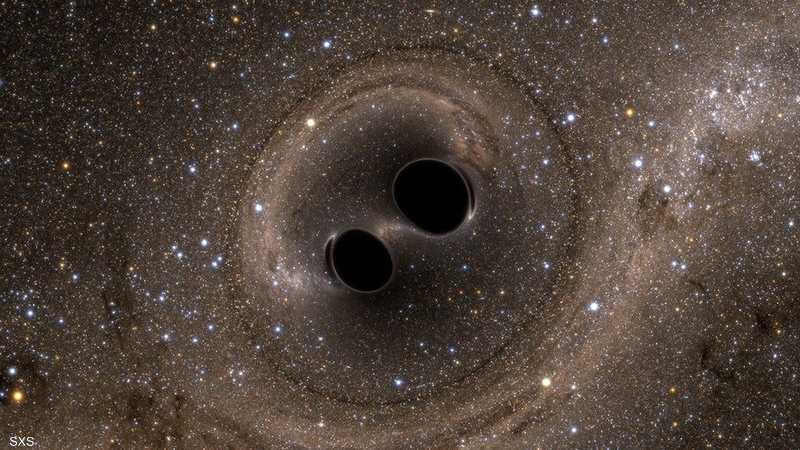 تشير الصور إلى مرور الثقوب السوداء بشكل قريب جدا من بعضها