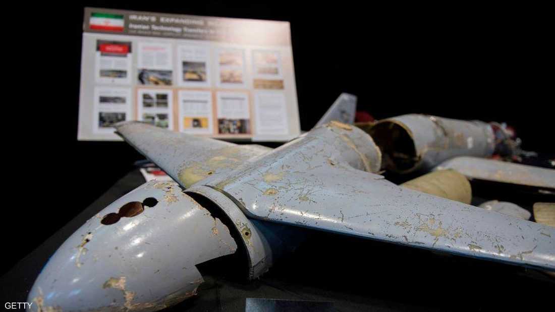 طائرة حوثية من دون طيار إيرانية الصنع (أرشيف)