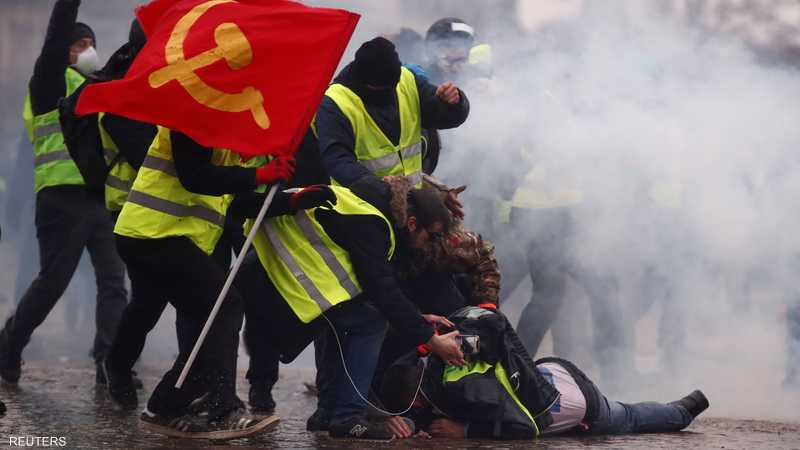 الداخلية الفرنسية تعلن أعداد متظاهري "السبت التاسع" 1-1217254.JPG
