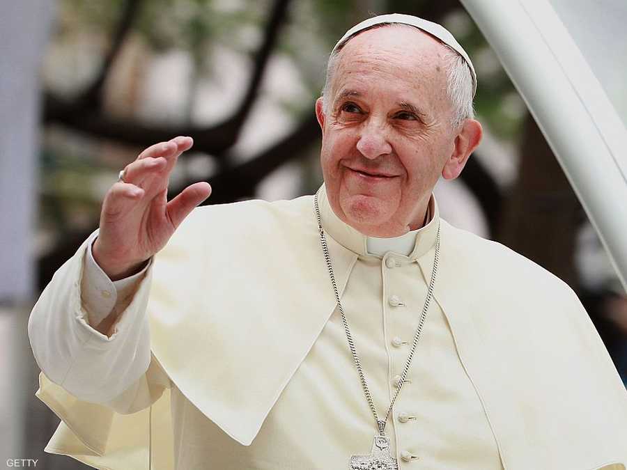 بابا الكنيسة الكاثوليكية يحظى بتقدير عالمي واسع