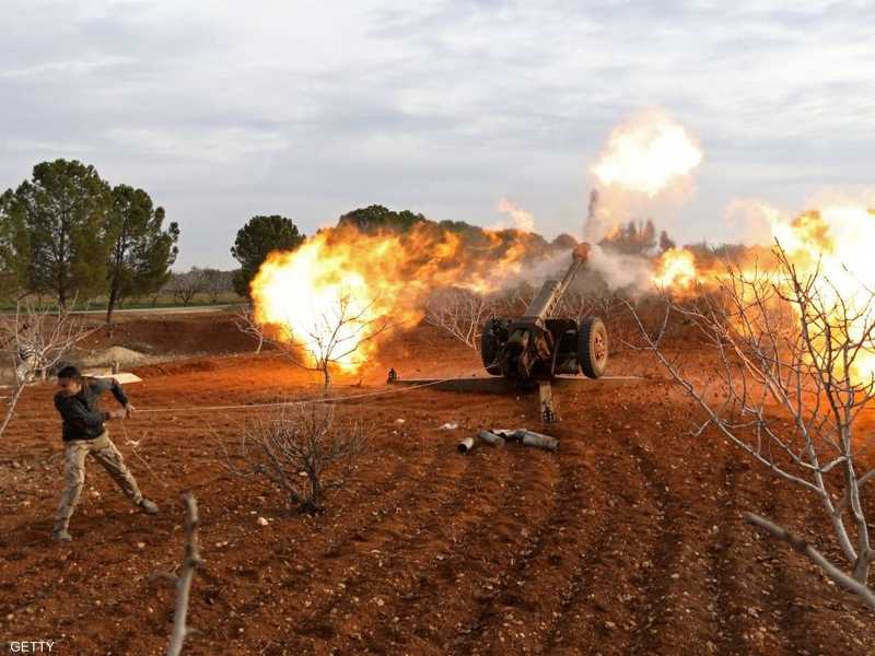 قتل المدنيون السوريون جراء قصف صاروخي لفصائل مسلحة- أرشيف