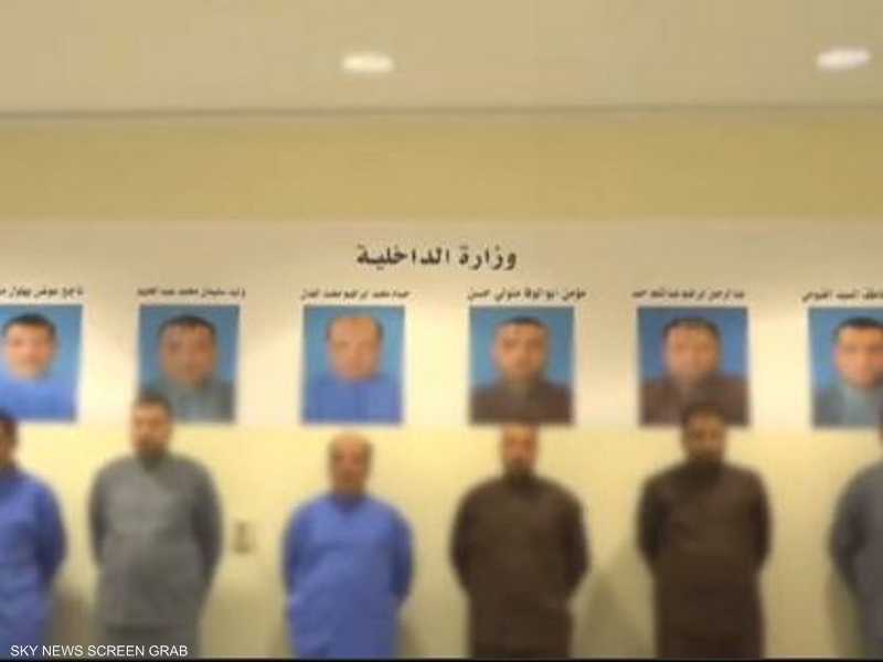 عناصر الخلية الإخوانية الثمانية الذين اعتقلوا في الكويت