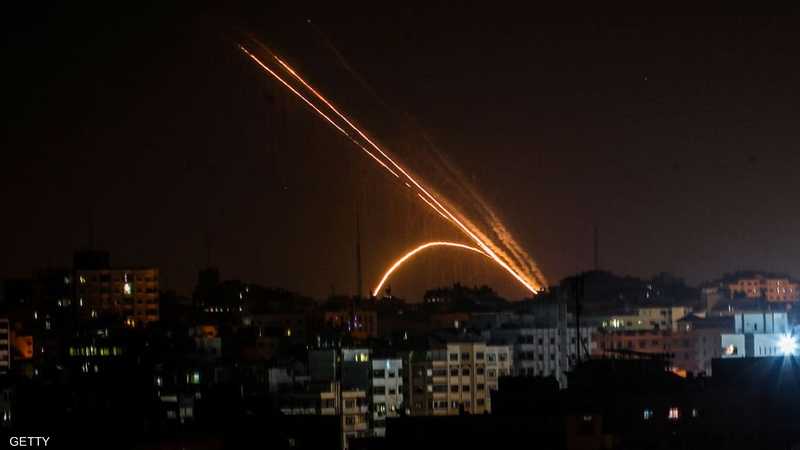 صورة أرشيفية لضربة جوية إسرائيلية على غزة