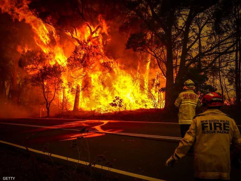بالصور حرائق الغابات تصل إلى مستوى الطوارئ في أستراليا أخبار