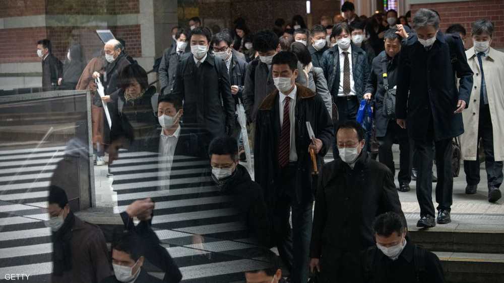 اليابان سجلت نحو 3800 إصابة بالفيروس