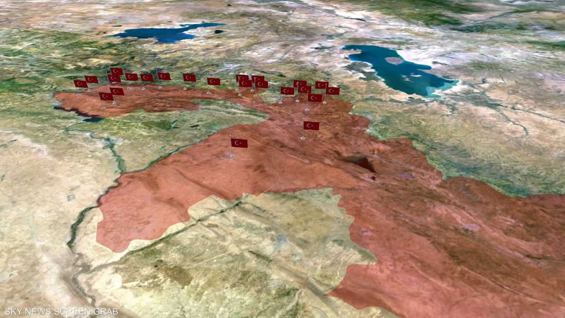 37 نقطة عسكرية تركية داخل إقليم كردستان